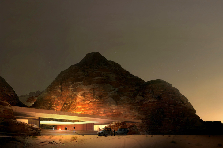 Wadi Rum Resort: эко-курорт класса люкс, расположенный прямо в скале