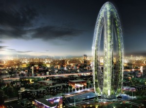 Самодостаточный небоскреб Bionic-Arch для Тайчжуна от Винсента Каллебо Самодостаточный небоскреб Bionic-Arch для Тайчжуна от Винсента Каллебо