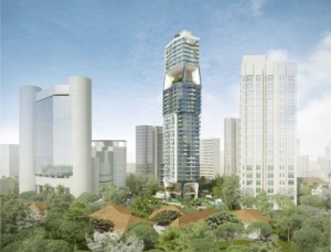 Небоскреб Scotts Tower от UNStudio станет новым городским кварталом Небоскреб Scotts Tower от UNStudio станет новым городским кварталом