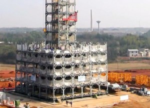 200 китайских рабочих-строителей возвели 30-этажный отель всего за 15 дней 