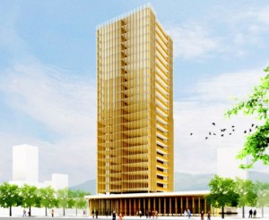 Майкл Грин представляет деревянную башню Tall Wood и инструкцию по возведению небоскребов из дерева Майкл Грин представляет деревянную башню Tall Wood и инструкцию по возведению небоскребов из дерева