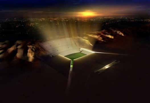 MZ Architects планируют построить в пустыне Аль-Айн зеленый стадион