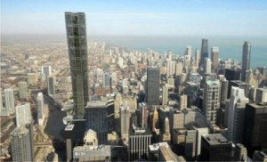 Концептуальная башня Clean Tower будет очищать воду в реке Чикаго Концептуальная башня Clean Tower будет очищать воду в реке Чикаго