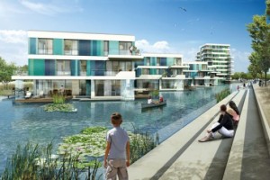 В Гамбурге строится жилой комплекс на воде Waterhouses В Гамбурге строится жилой комплекс на воде Waterhouses