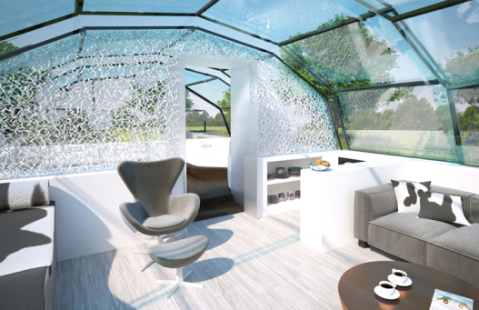 Лондонские дизайнеры предлагают стеклянные дома, которые сделают своих обитателей счастливее