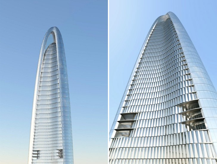 600-метровая аэродинамическая эко-башня будет построена в Китае 
