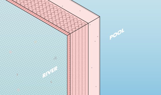 Плавающий бассейн + Pool в Нью-Йорке