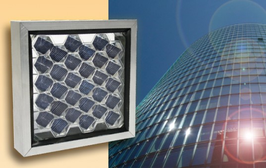 Сотовидные солнечные панели будут выступать в роли фасадов зданий