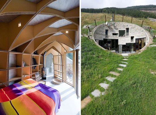 Потрясающий швейцарский домик построен под землей