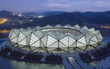 GMP Architekten завершил строительство трех сверкающих стадионов в Шэньчжене
