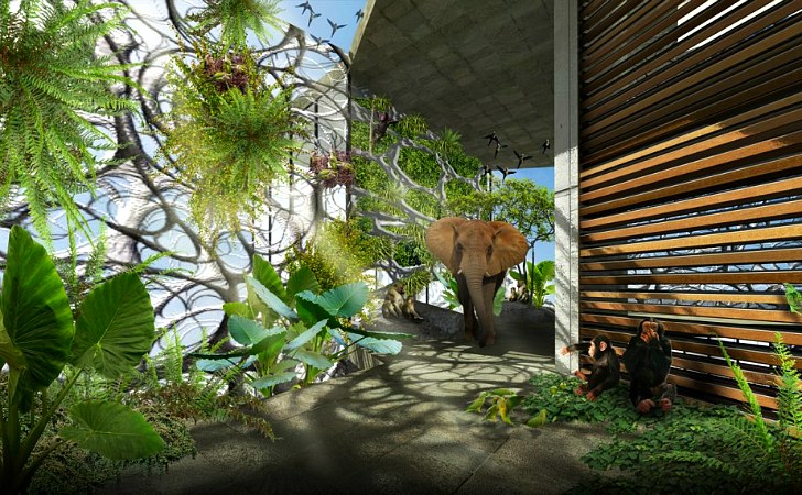 Вертикальный зоопарк от компании BuBa Arquitectos