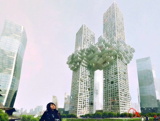 Башни-близнецы Cloud от MVRDV будут похожи на Всемирный торговый центр?