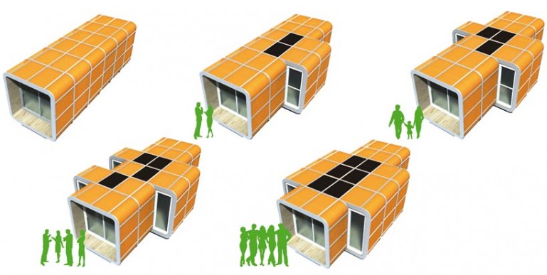 Модульная концепция жилого дома поможет решить жилищную проблему в городе и в сельской местности