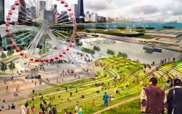 AECOM + BIG представляет план по модернизации пирса Navy Pier в Чикаго