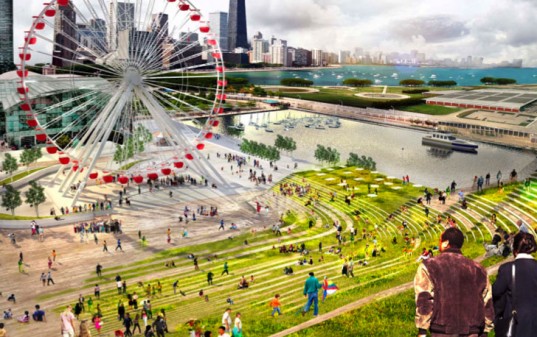 AECOM + BIG представляет план по модернизации пирса Navy Pier в Чикаго