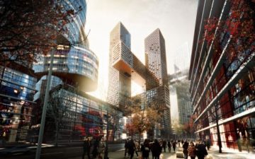 В Сеуле будет построен новый коммерческий центр «Cross # Towers»