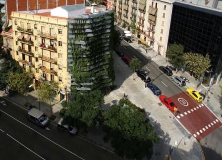 Capella Garcia разработала новую конструкцию живой стены для дома в Барселоне