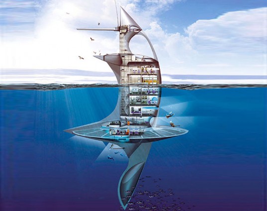 SeaOrbiter: проект футуристического корабля для морских исследований готов к строительству