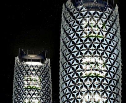 Башня Аль-Бахар: новый потрясающий фасад в стиле Машрабия