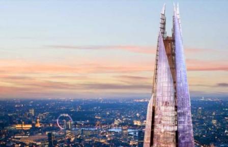 Новый небоскреб Shard в Лондоне назван самым высоким зданием в Европе