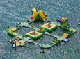 Новый аквапарк Wibit: удивительный надувной остров приключений