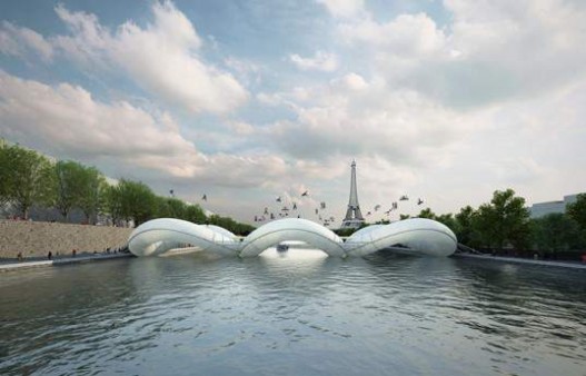 Мост-батут через Сену: новая достопримечательность Парижа?
