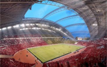 В Сингапуре будет стадион с самой большой куполообразной крышей