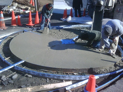 Отходы производства бетона для колеровки цементного раствора