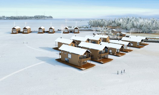 Marinetek Group представляет первую в Финляндии плавучую деревню