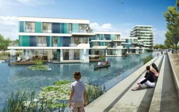 В Гамбурге строится жилой комплекс на воде Waterhouses В Гамбурге строится жилой комплекс на воде Waterhouses