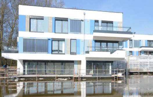 В Гамбурге строится жилой комплекс на воде Waterhouses