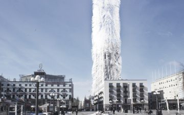Существующий небоскреб в Швеции будет реконструирован для сбора энергии ветра