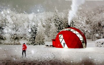 Geodesic DOM(E): новый вариант сборного жилого дома, который подходит для любого климата