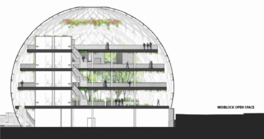 Amazon планирует построить биосферы для своей штаб-квартиры в Сиэтле