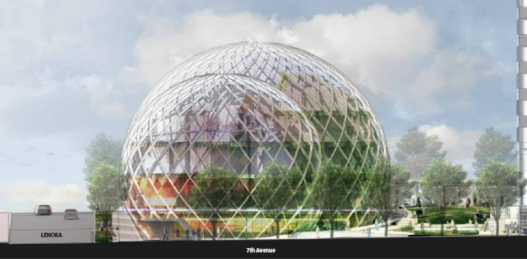 Amazon планирует построить биосферы для своей штаб-квартиры в Сиэтле