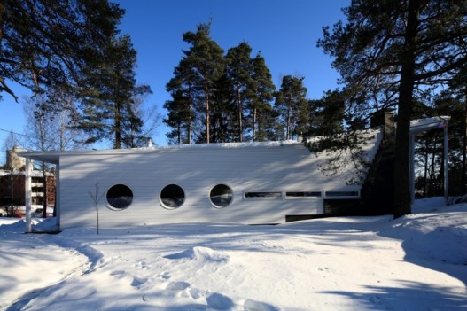 В Финляндии построен деревянный дом, который будет теплым в любое время года даже без центрального отопления