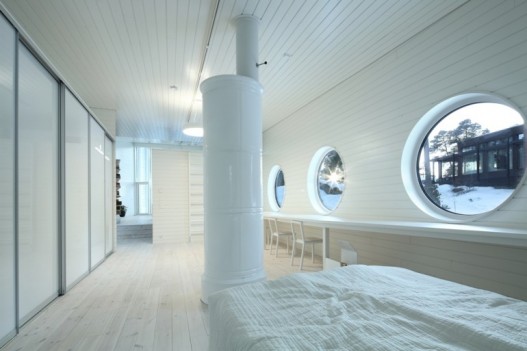 В Финляндии построен деревянный дом, который будет теплым в любое время года даже без центрального отопления