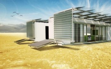 Микро-дом DALE с нулевыми выбросами может быть расширен до нужного пространства