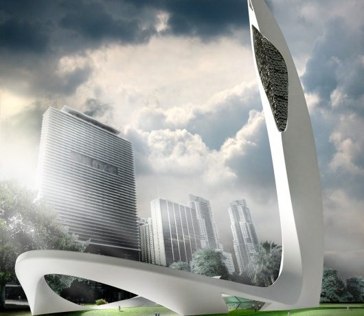 Концепция небоскреба Avis Magica для Майами имеет вертикальный аквариум