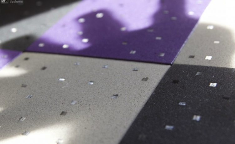 Terrazzo Lumina: полимер-цементная плитка со встроенными световодами