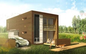 Модульные дома с солнцезащитным каркасом для Solar Decathlon Europe 2014