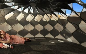 Инновационные плетеные палатки для беженцев – красивые и технологичные