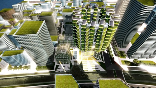 Концепция городского небоскреба-фермы обеспечит жителей города своей сельхозпродукцией