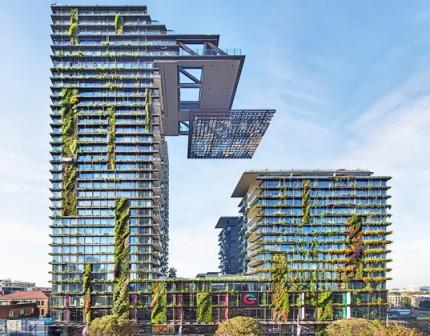 В Сиднее построен самый высокий в мире вертикальный сад