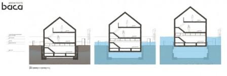 В Великобритании строится дом-амфибия, которому не страшны наводнения