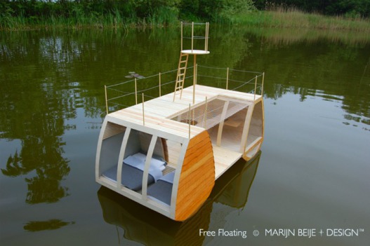 В Нидерландах появился плавающий катамаран для спокойного отдыха на природе