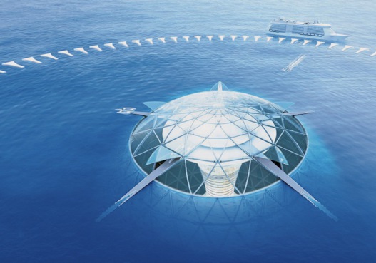 Японская фирма планирует построить первый в мире подводный город на возобновляемой энергетике
