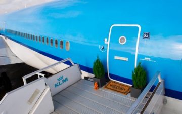 KLM превращает авиалайнер в апартаменты с двумя спальнями