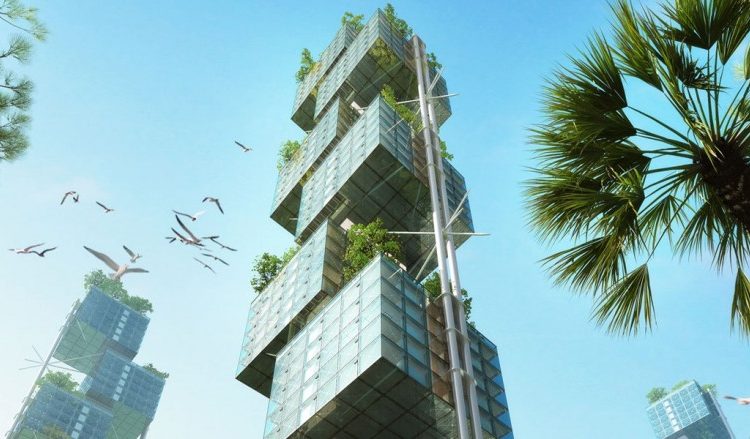 Новый модульный небоскреб от Weingartner Architect