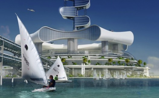 Гранд Канкун: первый проект морского эко-острова, который очищает океан и генерирует энергию